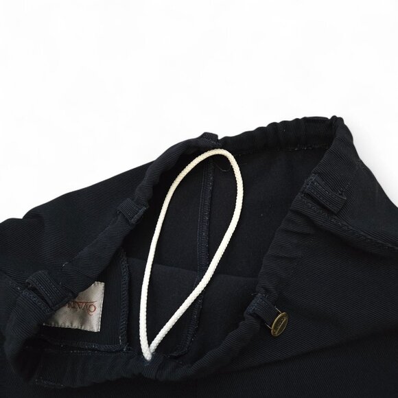 Ovation Drawstring Pull On Breeches Women's Blue Cord Texture Riding Pants 34 - Picture 4 of 6